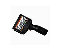 Imprimante à Jet d'encre Portable, Imprimante à jet d'encre portable, imprimante à jet d'encre à séchage rapide à écran tactile LED de 4,3 pouces, hauteur de police de 2 à 12,7 mm ,pour Date Code à ba