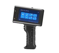 Imprimante à Jet d'encre Portable, Imprimante d'étiquettes 12,7 mm, imprimante à jet d'encre portable avec logo de numérotation de code de lot de bande QR, encre permanente ,pour Date Code à barres Nu