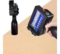Imprimante à jet d'encre portable, imprimante portable avec écran tactile de 4,3 pouces Machine de codage à jet d'encre à séchage rapide pour date d'expiration, code-barres, code QR, logo, numéro