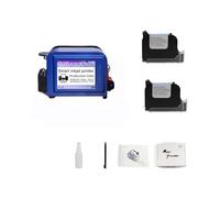 Imprimante à Jet d'encre Portable, Imprimante portative de 12,7 mm, petite machine de codage à jet d'encre portable, Mark Cap Text Mini 28 langues ,pour Date Code à barres Numéro de lot Logo Code Q(Tw