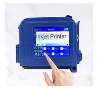 Imprimante à Jet d'encre Portable, Imprimante portative portative, lot d'étiqueteuses Mini imprimante numérique à jet d'encre intelligente 12,7 mm ,pour Date Code à barres Numéro de lot Logo Code Q(Wi