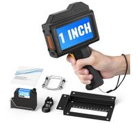 Imprimante à jet d'encre portable intelligente de 2,5 cm de hauteur d'impression de 16 heures. Ne pèse que 400 g pour code de lot, date, numéro de lot, impression sur carton plastique, bois, métal