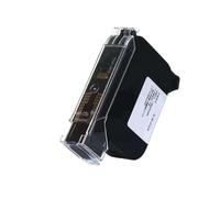 Imprimante à jet d'encre portable JS12, 600DPI, impression à solvant écologique à séchage rapide, avec hauteur d'impression de 12.7mm et cartouche d'encre colorée Compatible(1 yellow cartridge)