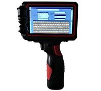 Imprimante à jet d'encre portable, machine de codage à séchage rapide avec écran tactile LED de 12,7 cm, hauteur d'impression de 2 à 12,7 mm, portable pour code à barres, date, étiquette logo
