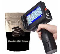 Imprimante à jet d'encre portable - Machine de codage portable à écran tactile pour imprimer les dates d'expiration, les codes-barres, les codes QR, les logos et les numéros de lot
