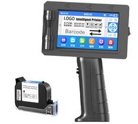 Imprimante à jet d'encre portable - Machine de codage portable avec encre à séchage rapide, écran tactile pour date, code QR, texte, logo et numéro de lot