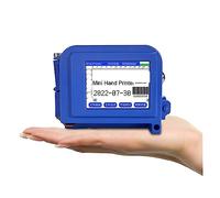 Imprimante à Jet d'encre Portable, Machine d'impression à jet d'encre tenue dans la main de Code de lot de Logo d'imprimante à main portative de 12.7mm for des boîtes de conserve de capsules de boutei