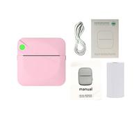 Imprimante à jet d'encre portable Portable sans fil BT Connect Pocket clairement imprimante thermique 200dpi étiquette note mémo liste impression sans fil Mini imprimante Photo pour Code Date Logo Éti