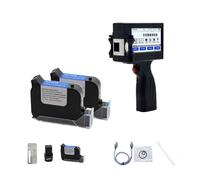 Imprimante à jet d'encre portable pour toutes les surfaces Imprimante à jet d'encre portative à écran tactile intelligent de 12,75 mm Numéro de lot QR Code Logo Petite imprimante portable(Printer- 2 i