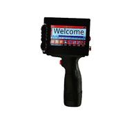 Imprimante à jet d'encre portable pour toutes les surfaces Imprimante portative de 4,3 pouces, imprimante à jet d'encre LED HD, logo de code QR codé, cartouche d'encre à séchage rapide à écran tactile
