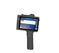 Imprimante à jet d'encre portative, et for la Production, Date d'expiration, code à barres, numéro de lot, Code QR avec cartouche d'encre à séchage rapide Matériau d'impression large(Printer with 3 in