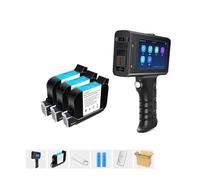 Imprimante à jet d'encre portative, imprimante d'étiquettes intelligente de 12,7 mm pour codes QR, codes-barres et impression de logo sur verre et diverses surfaces