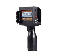 Imprimante à jet d'encre thermique portative Machine d'impression en ligne Code de lot à jet d'encre Imprimante portable Imprimante à jet d'encre portative Pistolet Date d'expiration Sac Impression mu