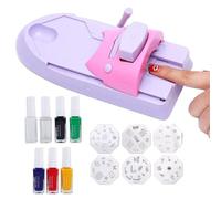 Imprimante à ongles à faire soi-même - Imprimante de motifs pour femmes et filles - Machine d'impression d'ongles avec motifs clairs pour les voyages, le travail, les mariages, les réunions, les