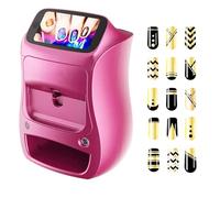 Imprimante à Ongles Automatique Intelligente 3D, imprimante 3D Nail Art, imprimante numérique Portable pour Nail Art, Avec Écran Tactile, Peinture en 10 Secondes, pour Studio de Manucure