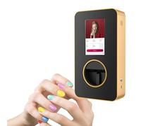 Imprimante à Ongles Avec éCran De 10,1 Pouces, Avec Haut-Parleur, Conceptions PersonnaliséEs, Reconnaissance PréCise, Machine De Nail Art à Faire Soi-MêMe, ContrôLéE Par Application