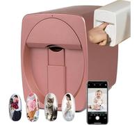 Imprimante à Ongles, Imprimante d'art D'Ongle 3D, Imprimante à Machine Qui fournit Plus de 1000 Photos d'ongles Machine de Nail Art sans Fil et Automatique, 30 Secondes terminées(A)