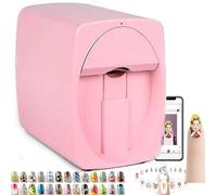 Imprimante à Ongles, Imprimante d'art D'Ongle 3D, Imprimante à Machine Qui fournit Plus de 1000 Photos d'ongles Machine de Nail Art sans Fil et Automatique, 30 Secondes terminées(C)