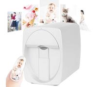 Imprimante à Ongles, Imprimante d'art D'Ongle 3D, Imprimante à Ongles Compatible WiFi/DIY, 30 Secondes de Travail, Impression et séchage, for la beauté et Les Soins personnels(White)