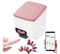 Imprimante à ongles intelligente, mini machine électrique for nail art, dessin rapide en 10 secondes et reconnaissance automatique de la forme des ongles for la maison, le salon, les amateurs d'ongles