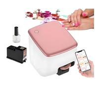 Imprimante à ongles Nail Art Machine, imprimante à ongles numérique 3D portable avec plus de 1000 designs, appareil de peinture à ongles DIY contrôlé par application pour une utilisation