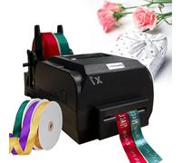 Imprimante À Ruban Numérique de Satin - DIY, Trois Rouleaux de 90 m, Imprime Plus de 50 Langues, Texte Simple, Double Rangée