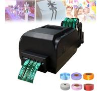 Imprimante À Ruban Portable, Machine De Transfert De Chaleur De Ruban De Satin Multifonctionnelle De 12 À 20 Mm, Machine D'impression De Bannière Couleur Bricolage De 150 Mm/s, Presse D'impression