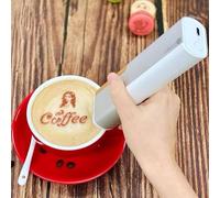 Imprimante alimentaire - Imprimante à jet d'encre portable pour gâteaux, café et articles de boulangerie - Parfaite pour imprimer du latte art, du pain et des biscuits - Portable et facile à utiliser