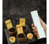 Imprimante alimentaire, Mini imprimante portative sans fil WiFi, application DIY, imprimante à café personnalisée, imprimante à jet d'encre comestible(Black words)