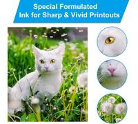 Imprimante Bouteille d'encre Compatible 32XL 165ML 31 1VV24AE 1VU26AE 1VU27AE 1VU28AE Remplacement pour HP Smart Tank Plus 570 555 559 315 319 455 515 516 530 558 (4-Pack,1K 165ML, 1C1M1Y 100ML)