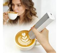 Imprimante Comestible Bluetooth Compacte Portable D'impression Alimentaire Portable Adapté Aux Gâteaux Biscuits Café Bière Cocktails Macarons Utilisation À Maison Dans Petits Magasins(Red)