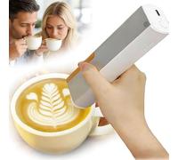Imprimante Comestible For Gâteaux Biscuits D'impression Alimentaire Portable Compact For Café Bière Cocktails, Macarons, Biscuits, Bluetooth, For Maison Et Petits Magasins(Brown)