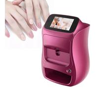 Imprimante D'Art D'Ongle 10S, Impression D'Un Doigt à La Fois, Machine D'Impression éLectrique D'Art D'Ongle, Outils De Peinture D'Ongles Pour La Maison/Salon De Manucure/Amateurs D'Ongles