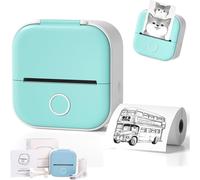 Imprimante d'autocollants de poche sans encre Prialize, mini étiqueteuse pour notes scolaires, études, scrapbooking DIY - Imprimante thermique