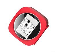 Imprimante d'autocollants vocaux AI, impression thermique pour notes, journaux, photos, design compact de poche avec 3 rouleaux de papier rouge