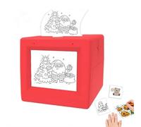 Imprimante de boîtes d'autocollants AI intelligentes avec écran, mini autocollant thermique avec commande vocale, imprimante d'autocollants portables sans encre, mini imprimante d'autocollants pour