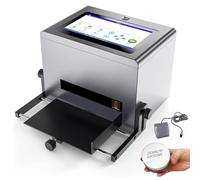 Imprimante de codage jet d'encre avec écran 7" pour impression à séchage rapide sur concaves, dates surélevées, codes-barres et étiquettes QR Code