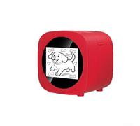 Imprimante de dessin à activation vocale IA pour enfants avec écran haute définition de 6,1 cm, taille compacte et portable, technologie d'impression thermique (rouge)