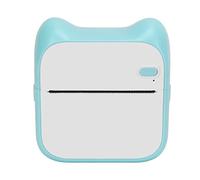 Imprimante de poche sans fil Bluetooth Wrong Question Printer 203 DPI Chargement USB Imprimante d'image portable pour la maison, l'école, le bureau, bleu