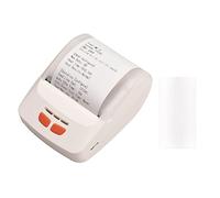 Imprimante de reçus Imprimante thermique mobile portable 58 mm sans fil BT Mini impression de billets compatible avec Android iOS Windows avec 11 rouleaux de papier thermique for restaurant supermarch