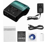 Imprimante de reçus thermique Bluetooth sans fil 58 mm pour PC Android iOS Alimentation par batterie rechargeable ESC/POS/Star Print Commandes