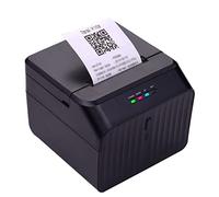 Imprimante de reçus thermique de bureau de 58 mm, imprimante de codes-barres filaire, connexion USB BT à l'intérieur, prise en charge de commande ESC/POS (couleur : connexion USB BT) (connexion USB)