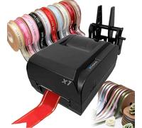 Imprimante de ruban numérique pour satin et tissu, estampage en feuille textile multi-rangées, prend en charge plus de 50 langues, idéale pour les rubans décoratifs et les cordons