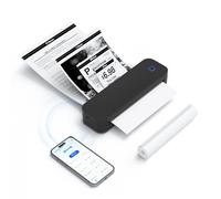 Imprimante de transfert thermique portable sans fil compatible avec ordinateur portable mobile iOS Android Windows MacOS pour bureau école