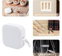Imprimante d'étiquettes AIMO Q30, mini-imprimante thermique de poche, étiquette adhésive BT Connect tout-en-un, journal de dates DIY, étiquetage d'étiquettes d'étude avec 1 rouleau, compatible iOS et