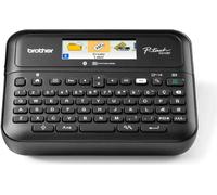 Imprimante d'étiquettes autocollantes Brother PT-D610BTVP avec boîtier et ruban 24 mm - noir/blanc, écran LCD couleur, Bluetooth