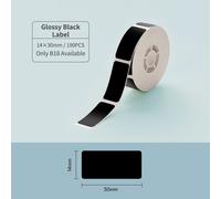 Imprimante d'étiquettes couleur NIIMBOT B18,connexion Bluetooth sans fil,Portable,édition Mobile,prise en charge de l'impression couleur Rechargeable - Type Black 14x30mm