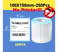 Imprimante d'étiquettes d'expédition 4x6,WiFi,Bluetooth,USB,d'autocollants thermiques,imprimante de codes-barres de bureau pour facture de voies respiratoires Express à grande vi - Type Only PaperC