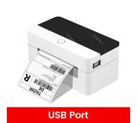 Imprimante d'étiquettes d'expédition 4x6,WiFi,Bluetooth,USB,d'autocollants thermiques,imprimante de codes-barres de bureau pour facture de voies respiratoires Express à grande vites - Type USB Port