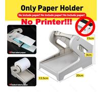 Imprimante d'étiquettes d'expédition 4x6,WiFi,Bluetooth,USB,d'autocollants thermiques,imprimante de codes-barres de bureau pour facture de voies respiratoires Express à grande vi - Type White Stand